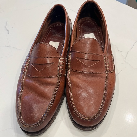 Allan Edmonds loafers brown size 11 great shape - Picture 5 of 6